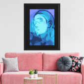 Toile portrait abstrait (Insitu(Salon))