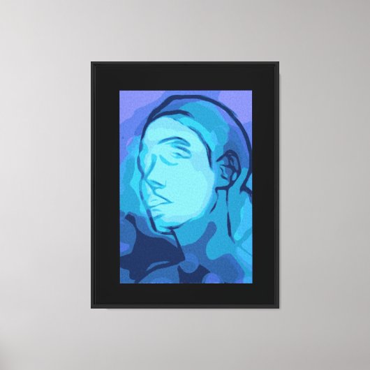 Toile portrait abstrait (Recto)