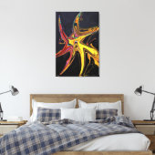 Toile Portrait abstrait marbré (Insitu(Chambre))
