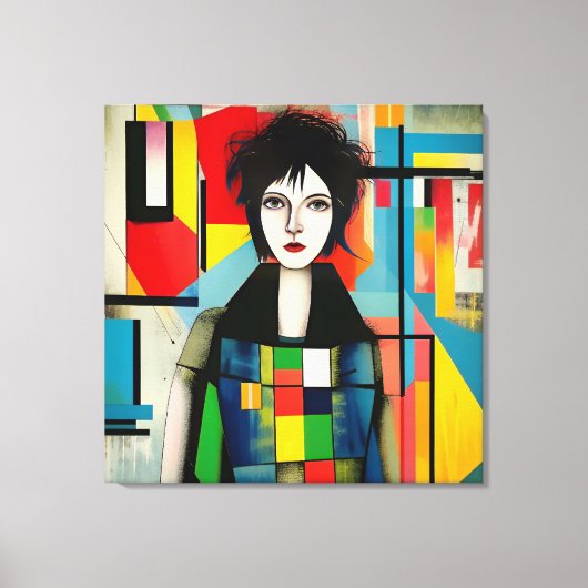Toile Portrait art moderne (Recto)