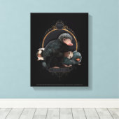 Toile Portrait Art nouveau de NIFFLER™s (Insitu (Plancher de Bois))