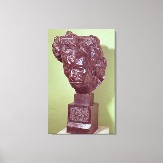 Toile Portrait Buste de Ludwig van Beethoven 1901 (Recto)