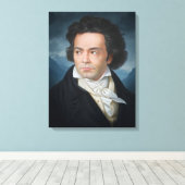 Toile Portrait classique de Beethoven (Insitu (Plancher de Bois))