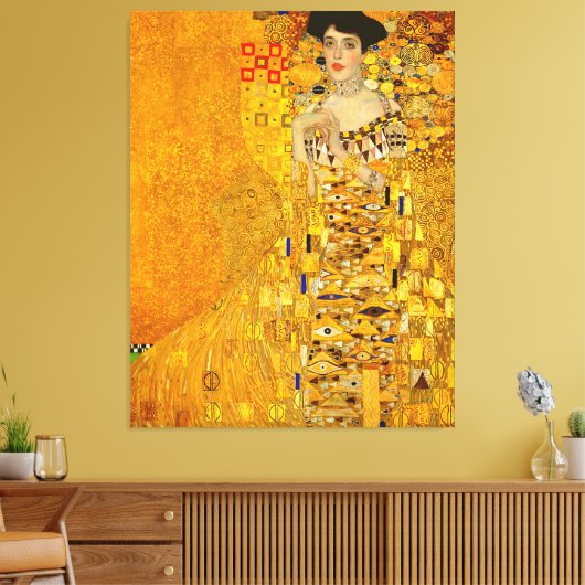 Toile Portrait d'Adele Bloch-Bauer I de Gustav Klimt (Insitu(Salon))