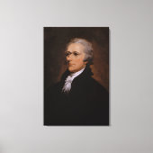 Toile Portrait d'Alexander Hamilton par John Trumbull (Recto)