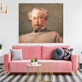 Toile Portrait d'Alexandre Dumas fils (Insitu(Salon))