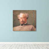 Toile Portrait d'Alexandre Dumas fils (Insitu (Plancher de Bois))