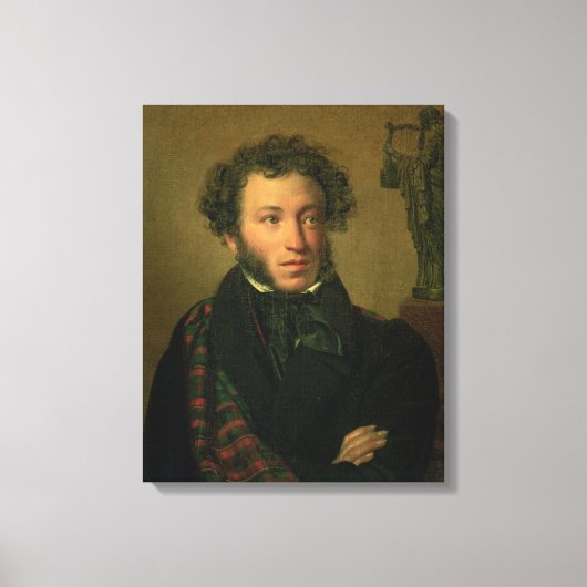 Toile Portrait d'Alexandre Pouchkine, 1827 (Recto)