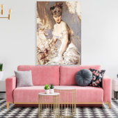 Toile Portrait d'Alice Regnault (par Giovanni Boldini) (Insitu(Salon))