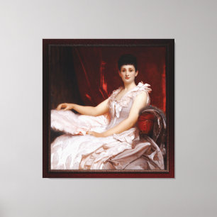 Toile Portrait D'Amy Augusta, Lady Coleridge