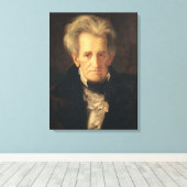 Toile Portrait d'Andrew Jackson (Insitu (Plancher de Bois))