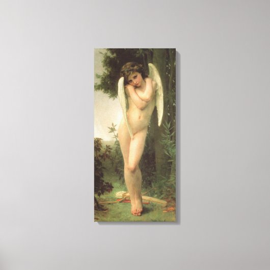 Toile Portrait d'ange de Cupidon (Cupid) par Bouguereau (Recto)