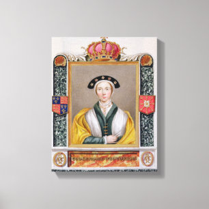 Toile Portrait d'Anne de 1515-57) 4èmes reines de Cleve