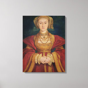 Toile Portrait d'Anne de Cleves 1539