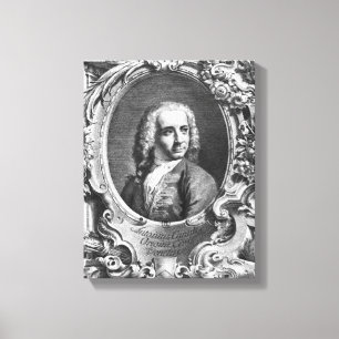 Toile Portrait d'Antonio Canaletto