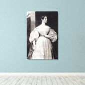 Toile Portrait d'Augusta Ada Byron (Insitu (Plancher de Bois))