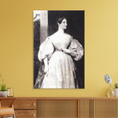 Toile Portrait d'Augusta Ada Byron (Insitu(Salon))
