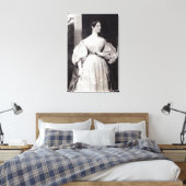 Toile Portrait d'Augusta Ada Byron (Insitu(Chambre))