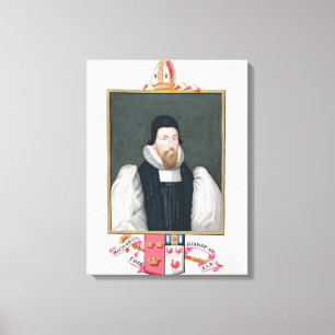 Toile Portrait de 1500-81) évêques de Richard Cox (d'Ely