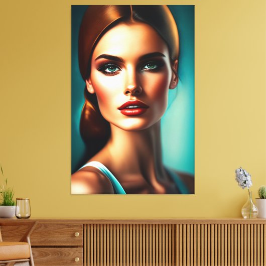 Toile Portrait de Beauté (Insitu(Salon))