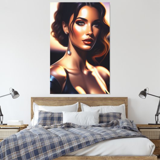 Toile Portrait de Beauté (Insitu(Chambre))