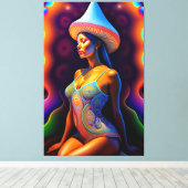 Toile Portrait de Beauté (Insitu (Plancher de Bois))