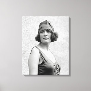 Toile Portrait de beauté de bain, 1922