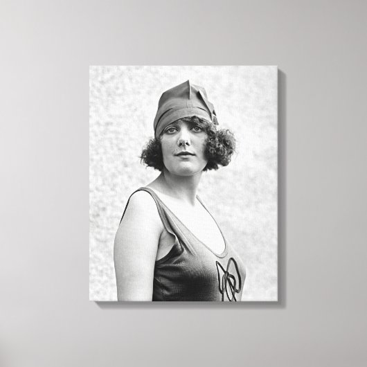 Toile Portrait de beauté de bain, 1922 (Recto)