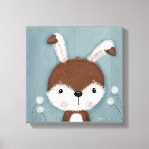 Toile Portrait de Bunny Woodland