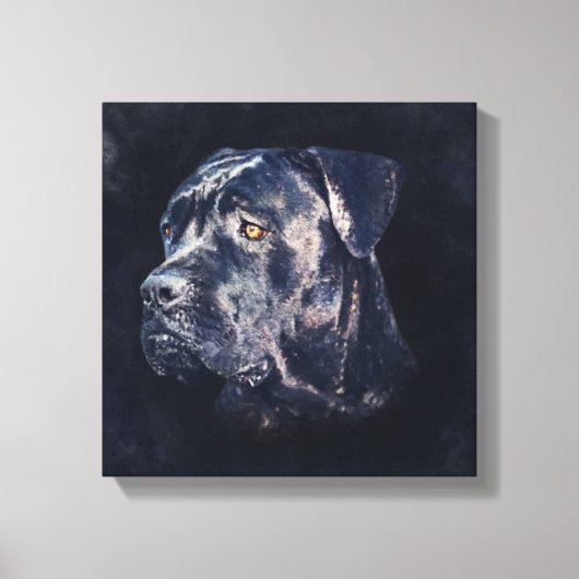 Toile Portrait de Cane Corso (Recto)