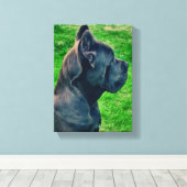 Toile Portrait de Cane Corso (Insitu (Plancher de Bois))