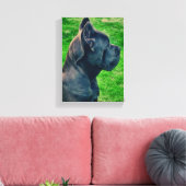 Toile Portrait de Cane Corso (Insitu(Salon))