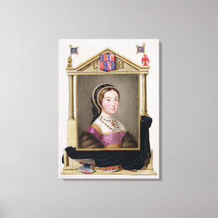 Toile Portrait de Catherine Howard (c.1520-d.1542) 5ème