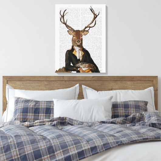 Toile Portrait de cerfs (Insitu(Chambre))