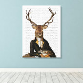Toile Portrait de cerfs (Insitu (Plancher de Bois))