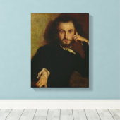 Toile Portrait de Charles Baudelaire 1844 (Insitu (Plancher de Bois))