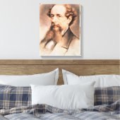 Toile Portrait de Charles Dickens, 1869 (Insitu(Chambre))