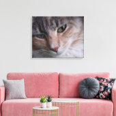 Toile Portrait de chat (Insitu(Salon))