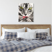 Toile Portrait de chat (Insitu(Chambre))