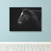 Toile Portrait de cheval (Insitu (Plancher de Bois))