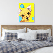 Toile Portrait de chien Chihuahua (Insitu(Chambre))