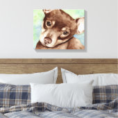 Toile Portrait de Chihuahua (Insitu(Chambre))