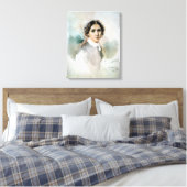 Toile Portrait de Clara Schumann 1853 (Insitu(Chambre))