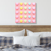 Toile Portrait de Coeurs de bonbons (Insitu(Chambre))