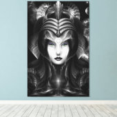 Toile Portrait De Cyiria Midnight Canvas Imprimer (Insitu (Plancher de Bois))