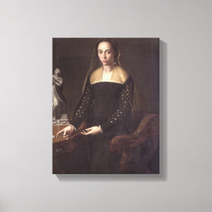Toile Portrait de dame, 1559 (huile sur le panneau)