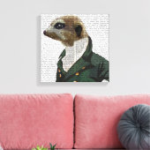 Toile Portrait de Dandy Meerkat (Insitu(Salon))