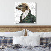 Toile Portrait de Dandy Meerkat (Insitu(Chambre))