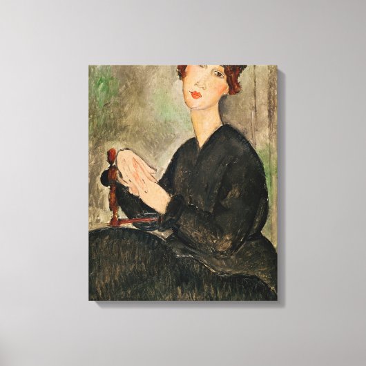 Toile Portrait de Dedie Hayden, 1918 (Recto)