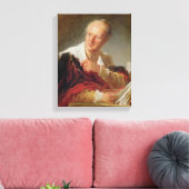 Toile Portrait de Denis Diderot c.1769 (Insitu(Salon))